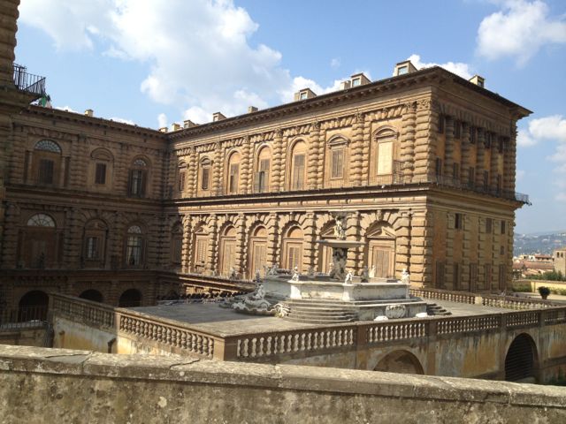 Vista do Palazzo pelo Giardino di Boboli
